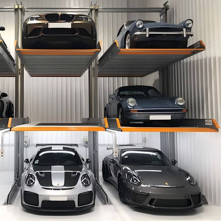 DaxLifter 2 Divu pastu 3 līmeņa auto autostāvvieta garāžai